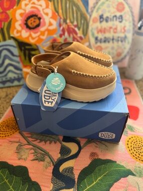 Delray CLOG SUEDE TAN